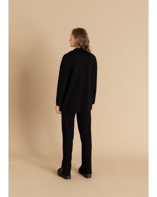 SALANIDA Blue Forza Knitted 100% Merino Blazer