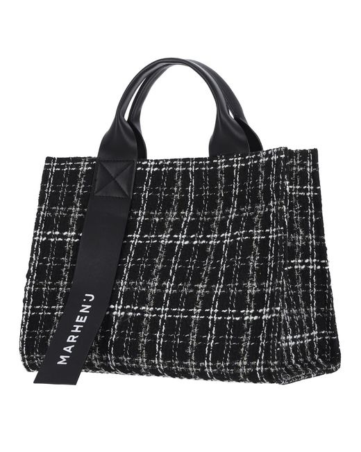 MARHEN.J Black Rico Mini Tweed