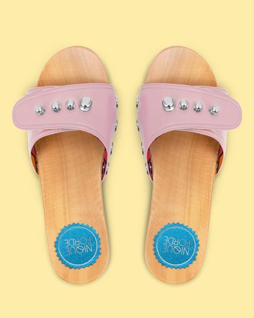 Nique Forde Pink Blush Lucille Sandals