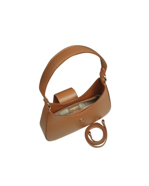 Le Parmentier Brown Obolo Leather Shoulder Bag