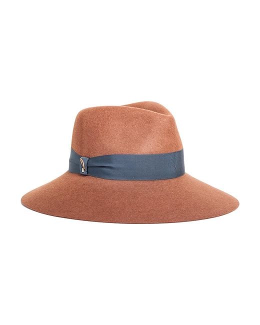 DORIA 1905 Blue Wide-Brim Drop Hat