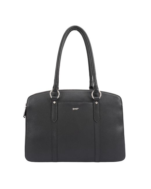 Paul Costelloe Black Laurent Leather Tote