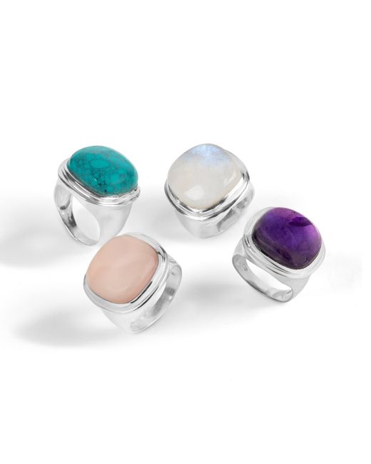 Ware Collective Purple Amethyst Statement Ring