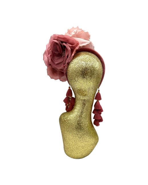 Julia Clancey Red Chacha Bloom Headband