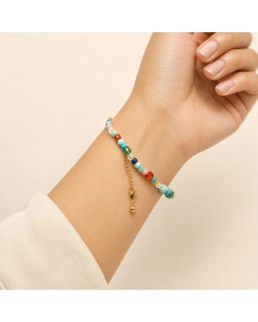 Angel Barocco Blue Multi-Gemstone Beaded Bracelet