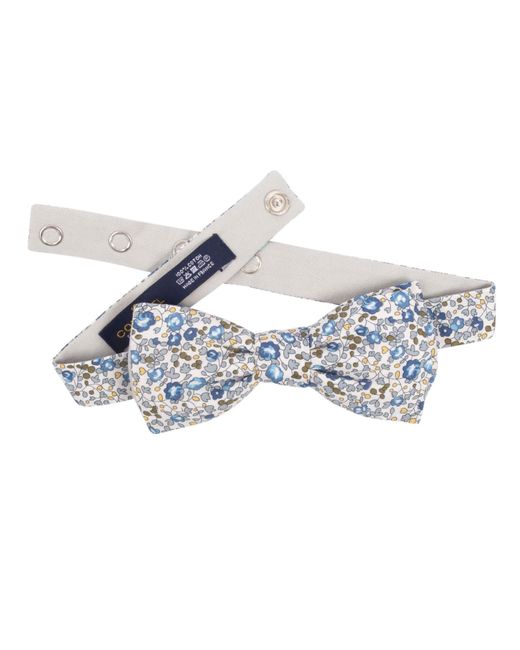 LE COLONEL Blue Liberty Eloise Chardon Bow Tie for men