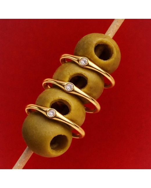 La Pluie Jewellery Metallic Lueur Ring