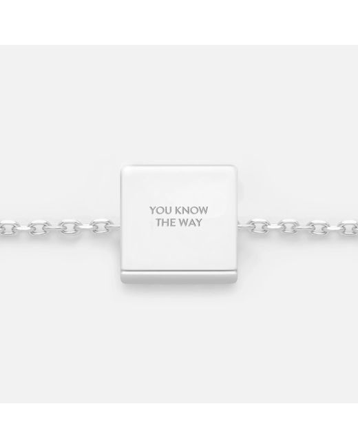 Kouree Metallic 'You Know The Way' Necklace Pendant Charm