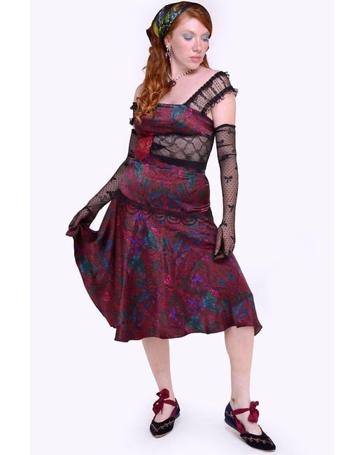 Natalia Petruch Purple Blossom Top