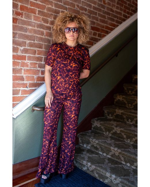 Jennafer Grace Red Mareesa Trousers