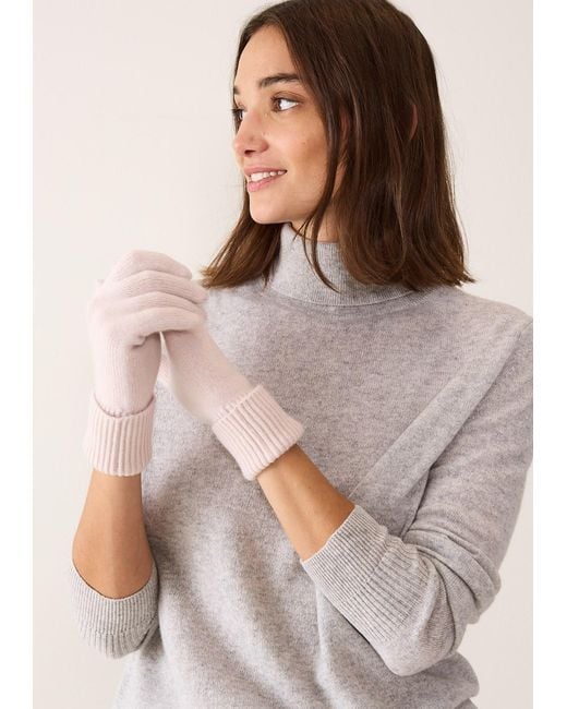 Loop Cashmere Pink Cashmere Glove
