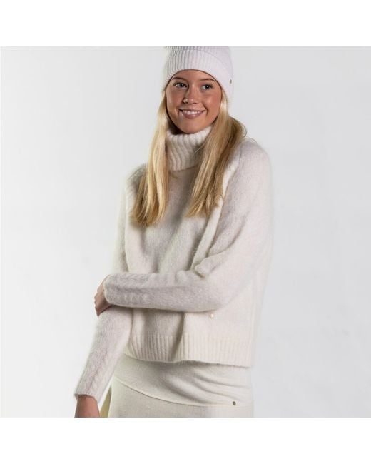 tirillm White Ma Mohair Sweater With Great Details