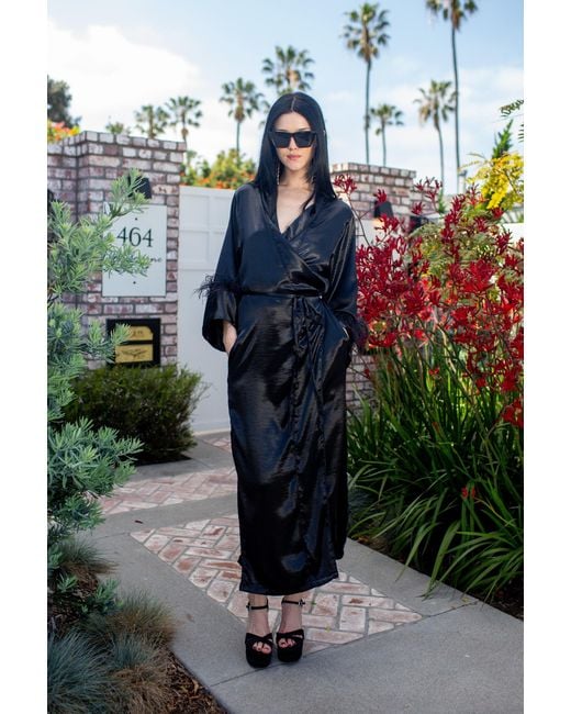 Jennafer Grace Black Marlene Wrap Dress