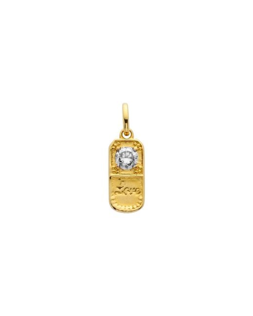 Belinda Jewelz Metallic Topaz Love Pill Charm