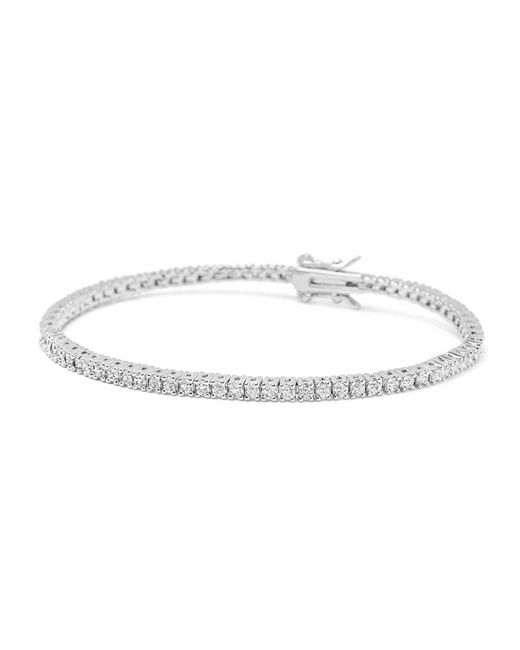Nialaya Metallic Mini Tennis Bracelet for men