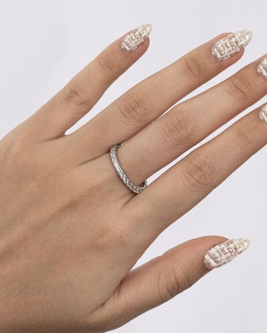 Diamonbliss Metallic Marilyn Monroe Thin Eternity Band