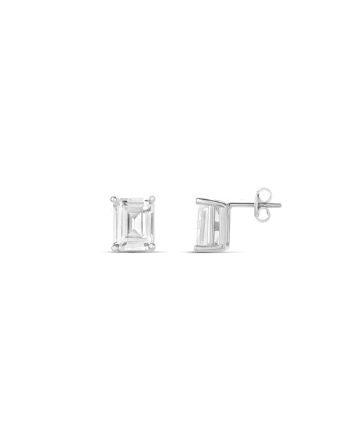 SHYMI Metallic Fancy Shape Prong Set Studs