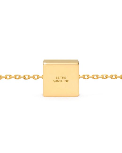 Kouree Metallic 'Be The Sunshine' Necklace Pendant Charm