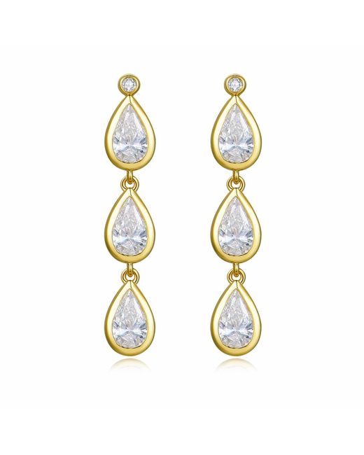 Kai Fine Jewelry Metallic Solid Lab Grown Diamond & Freshwater Pearl Venus Tears Convertible Drop Earrings