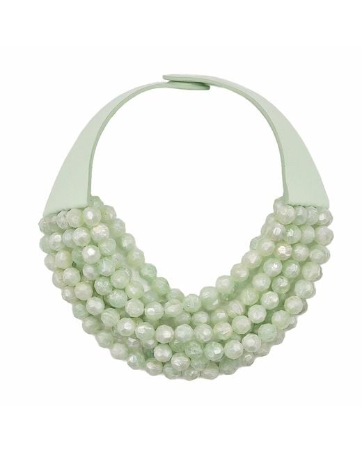 Fairchild Baldwin Green Bella Pearlized Necklace