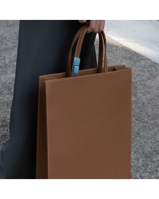 Absurde Brown Neutrals Big Stop Tote Bag