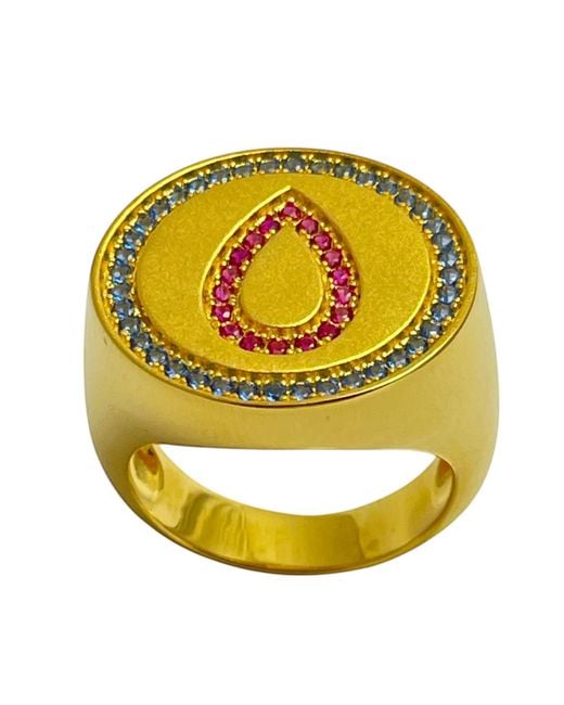 Dorota Lasak Metallic Sweet Blood Vermeil Ring