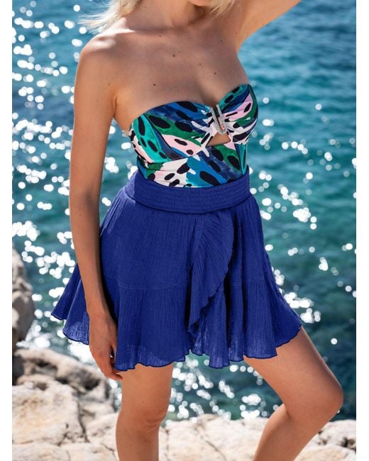 Change of Scenery Blue Izzy Skirt