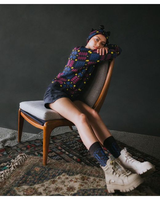 Mabli Blue Carthen Jumper