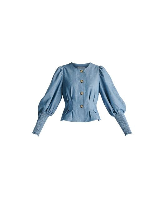 Paisie Blue Denim Effect Jacket