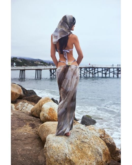 Animal Gray Neutrals Coquive Sarong