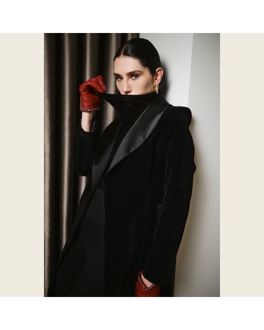 Roqaia Fashion House Black Velvet Noble