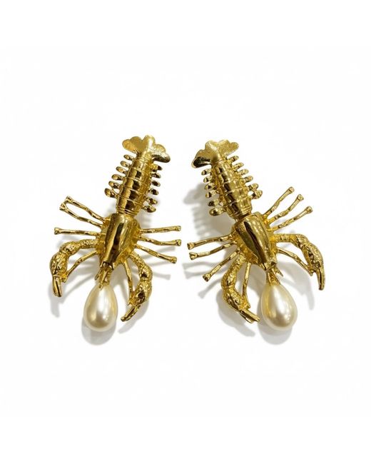 La Pluie Jewellery Metallic Astice Earrings