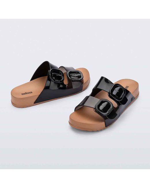 Melissa Black Cozy Slide