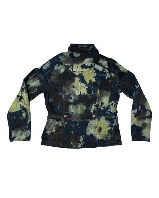 Zasta Studio Green Denim Jacket Tie-Dye Small E