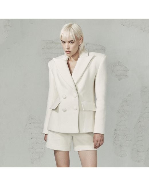 Vestiaire d'un Oiseau Libre Natural Wool Jacket