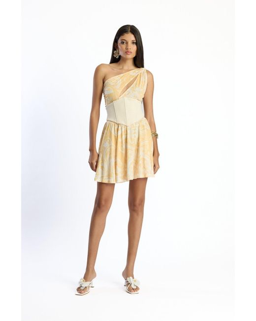 No'design White Neutrals Throne Zip-Up Corset