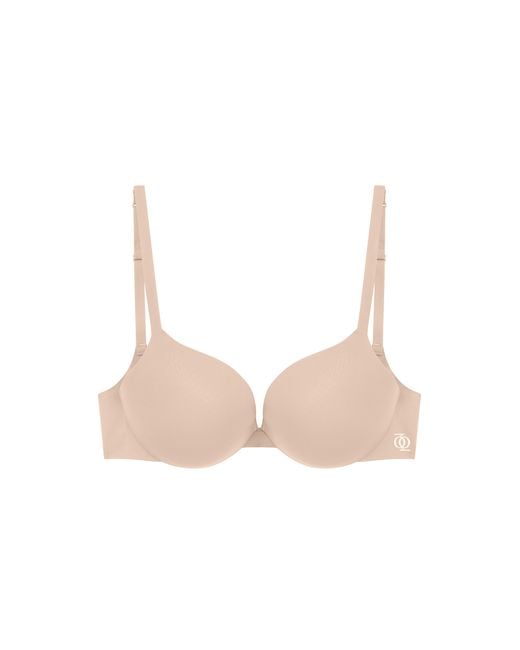 GOD SAVES QUEENS Brown Neutrals Second Skin Ultimate Push-Up Bra Light Nude