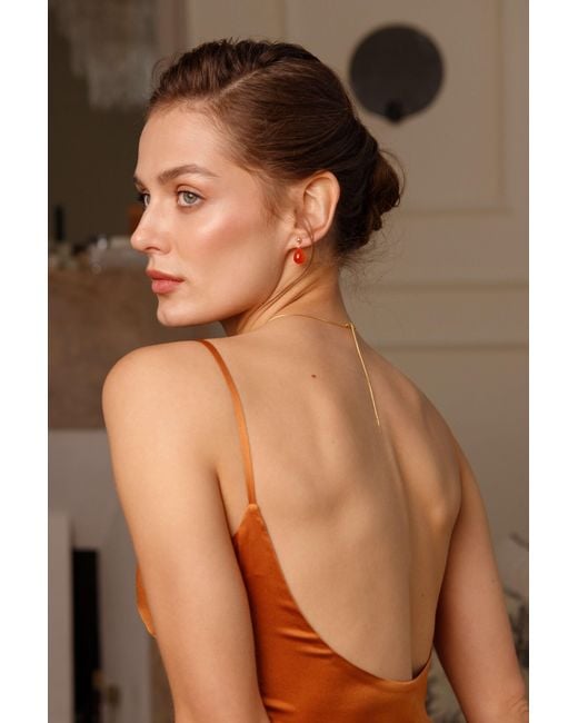 Katy Faye Metallic August Sardonyx Necklace
