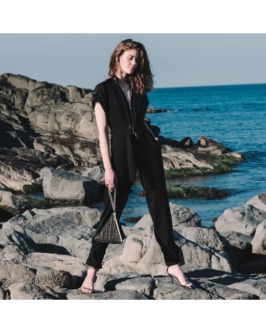 Mirimalist Black Sand Jumpsuit