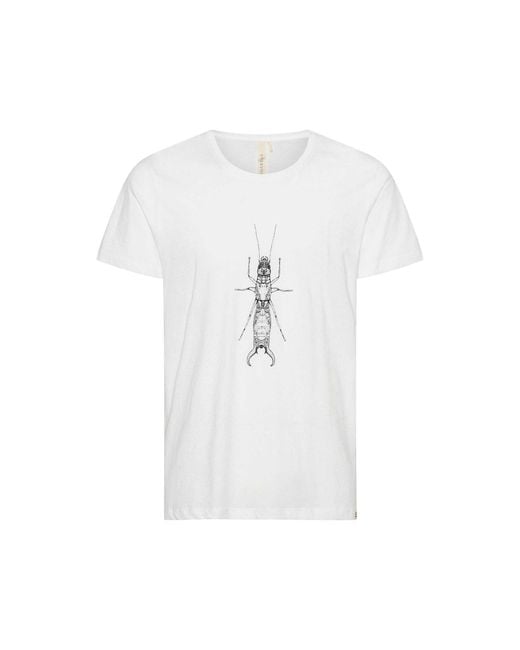 GROBUND White The Organic T-Shirt Manfred for men