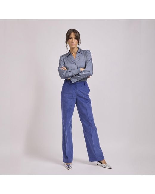 Anna James Blue Two-Piece Suit