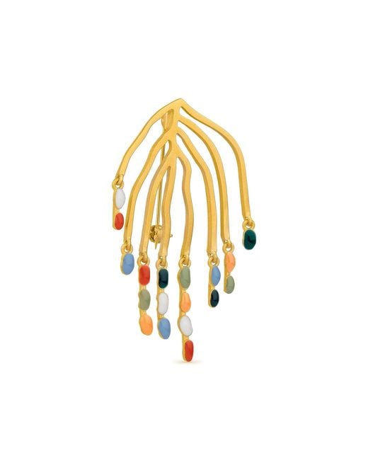 Joidart Metallic Golden Brooche Deliri