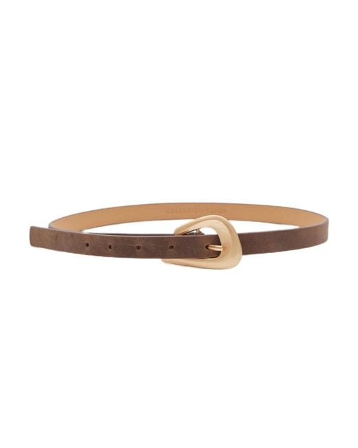 Colección Tansu Brown Pierre Leather Belt