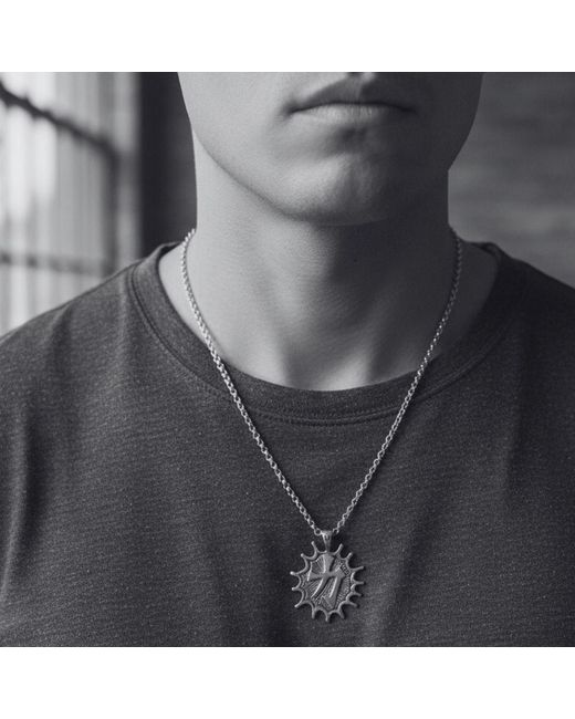 Tg-Jewellery by Tamara Gervasio Metallic Japanese Sex & Power Sign Pendant Chain – Sterling