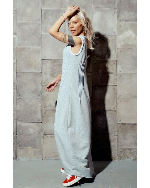 Clothes by Locker Room Gray Relaxed-Fit Maxi Dress