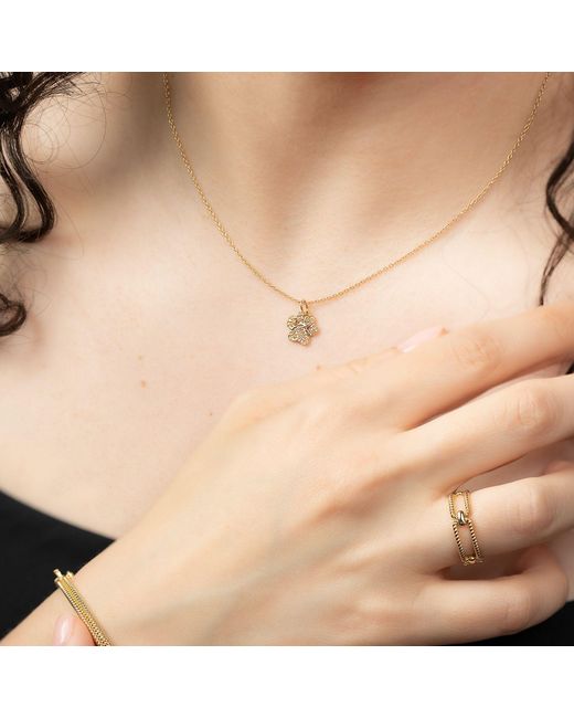 Belinda Jewelz Metallic Audrey Dog & Cat Paw Necklace