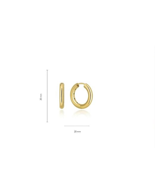 Reis Jewellery Metallic Chunky Hoops