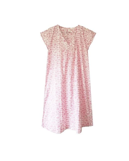 Lime Tree Design Pink Audrey Shift Bud