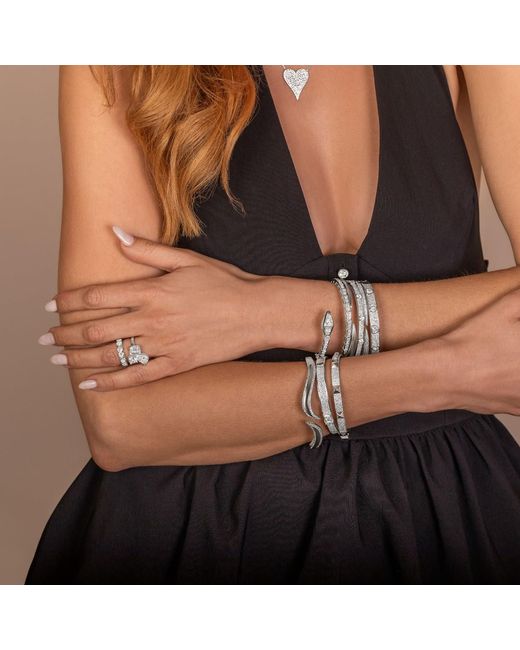 SHYMI Metallic Fancy Shape Bangle