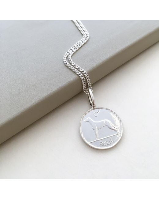 Katie Mullally Metallic Irish 6D Coin Necklace for men